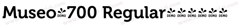 Museo-700 Regular字体转换